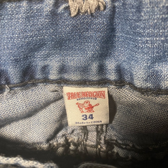 Rare! Straight Super QT in “BURNING MIGHT” wash True Religion size 34x31 - Picture 8 of 9